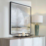 Soft Clouds Framed Print - Silver by Uttermost - View 3