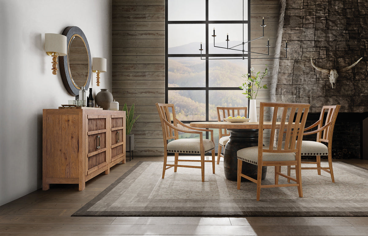 Big Sky Side Chair (Set of 2) - Beige / Light Brown by Hooker Furniture - View 3