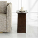 Breakthrough Modern Accent Table - Dark Brown / Gold by Uttermost - View 3