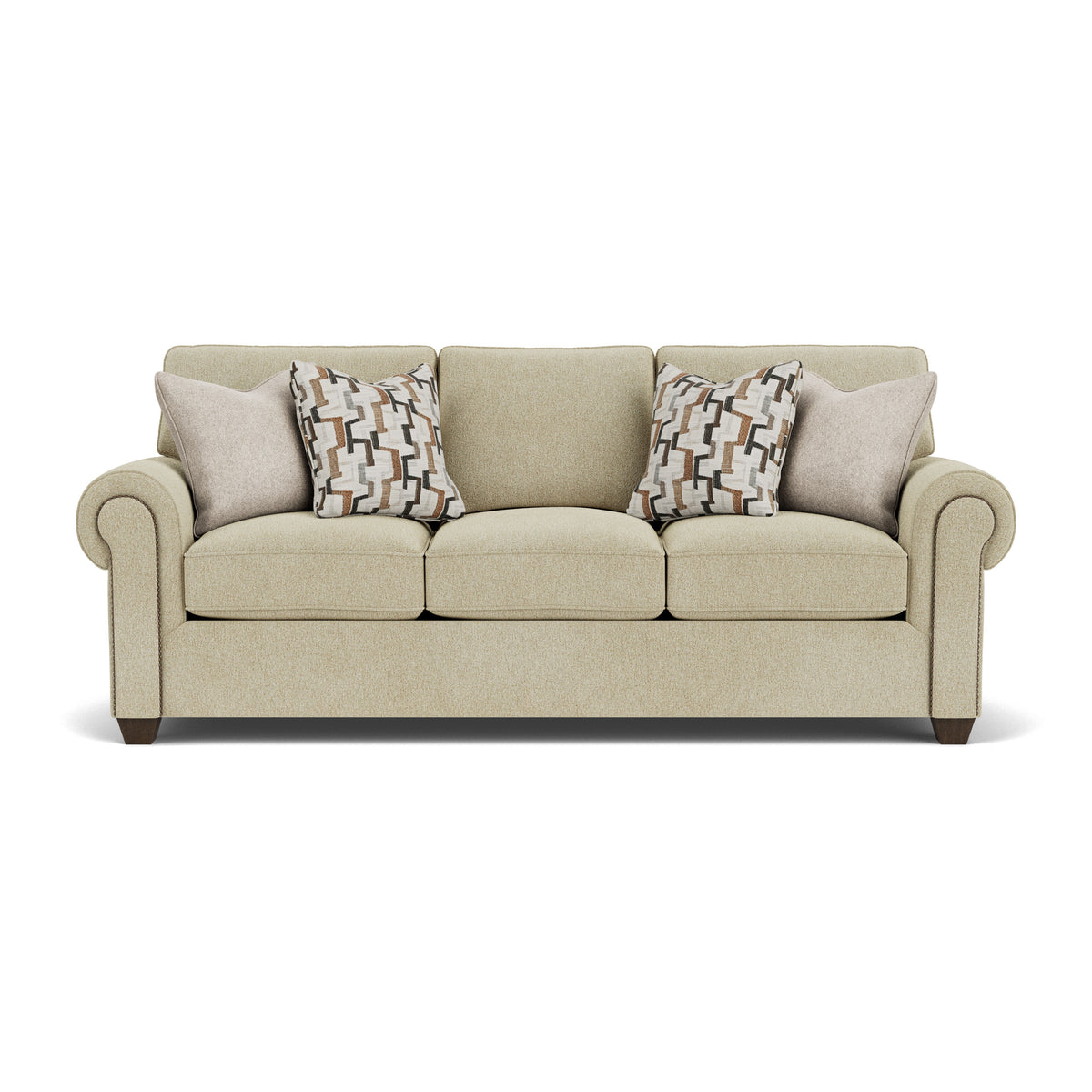 Carson Fabric Sofa With Nailhead Trim | Flexsteel