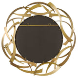 Cutting Edge Bronze Round Mirror by Uttermost - View 6