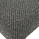Bowtie Charcoal Fabric Bench - Dark Gray by Uttermost - View 8