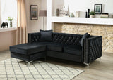 Paige G828B-SC Sofa Chaise , BLACK