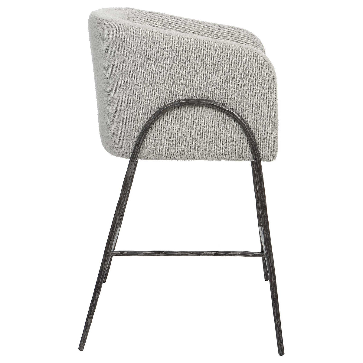 Jacobsen 27" Counter Stool - Light Gray by Uttermost - View 5