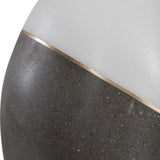 Tanali Modern Table Lamp White & Gray - White / Dark Gray by Uttermost - View 5
