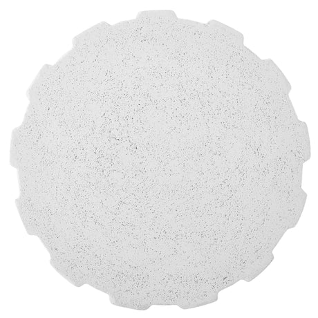 Jane Outdoor Accent Table - White by Uttermost - View 3