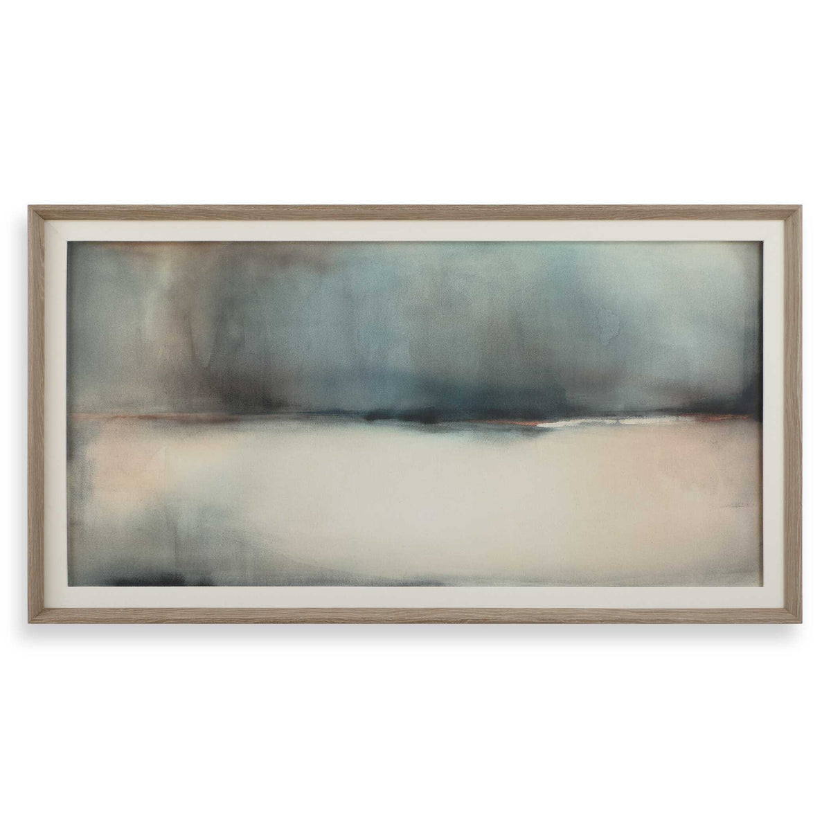 Deep Rains Framed Abstract Print - Light Gray by Uttermost - View 1