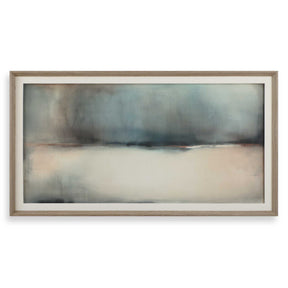 Deep Rains Framed Abstract Print - Light Gray by Uttermost - View 1