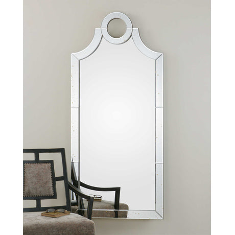 Acacius Arched Mirror - Silver by Uttermost - View 2