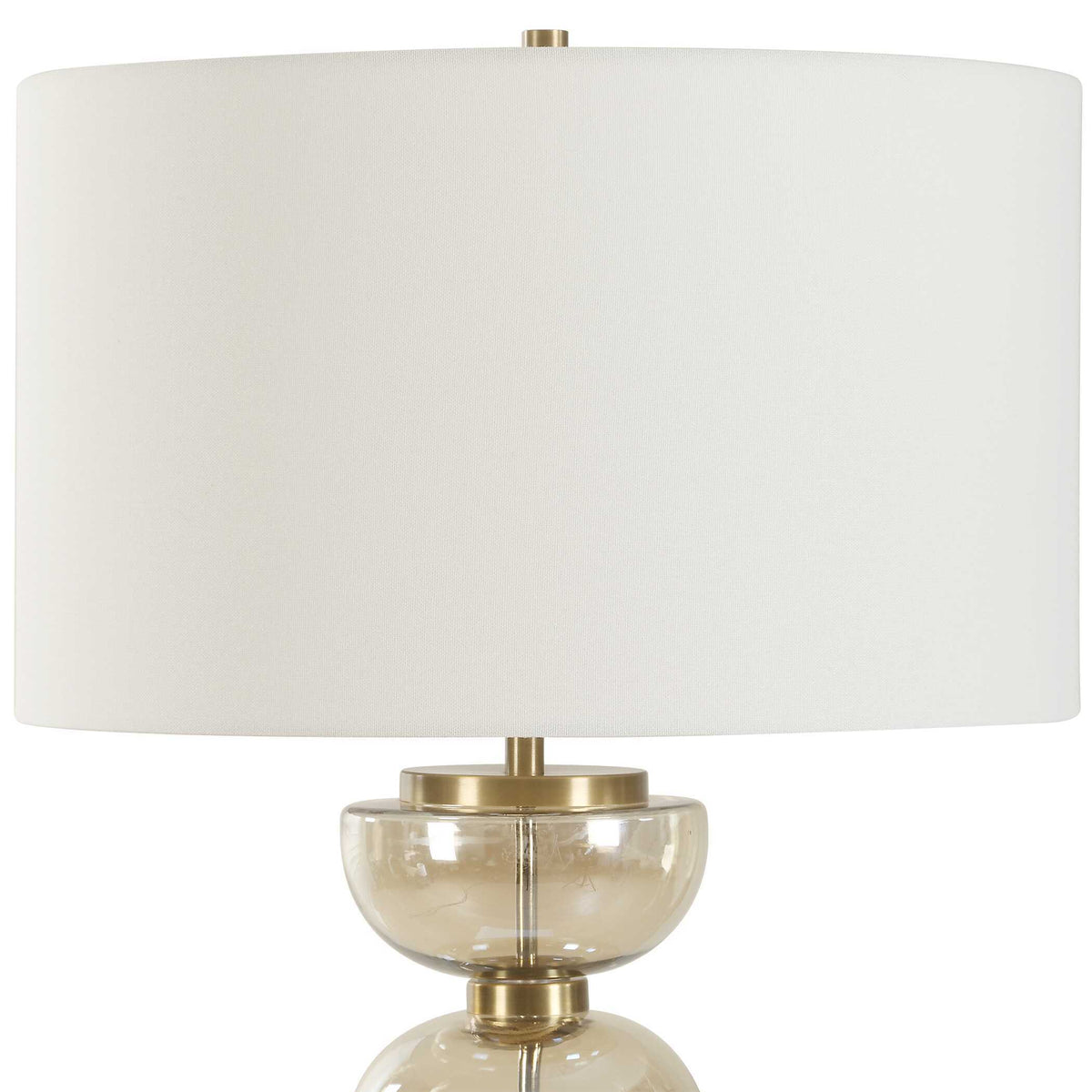 Assemble Half-Sphere Table Lamp Brass / Brown / Gold - Light Brown / Gold by Uttermost - View 4