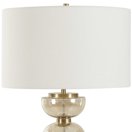 Assemble Half-Sphere Table Lamp Brass / Brown / Gold - Light Brown / Gold by Uttermost - View 4