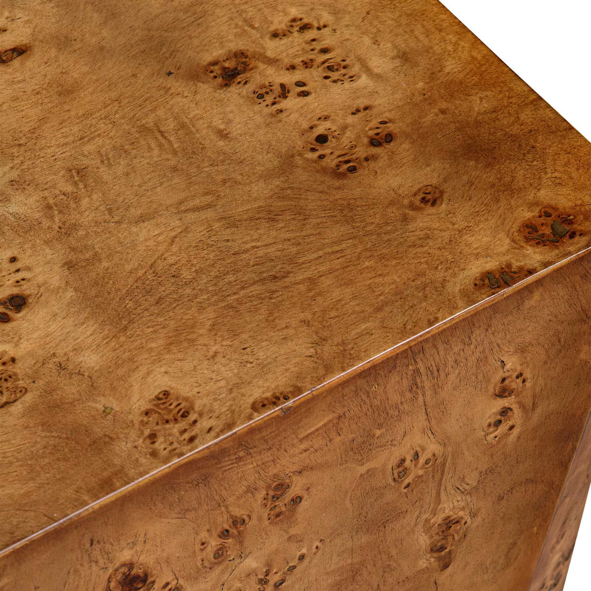 Hughes Geometric Accent Table - Dark Brown by Uttermost - View 5