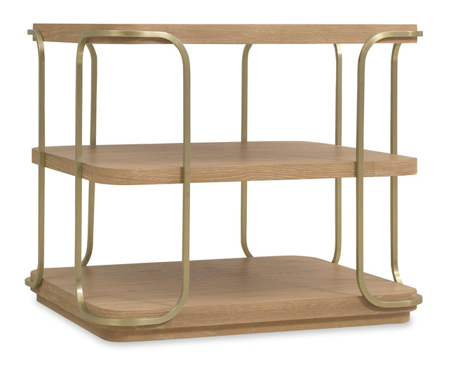 Banyon Bay End Table Desert Oak - Light Brown by Hooker Furniture - View 1