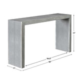 Aerina Console Table Aged Gray - Silver by Uttermost - View 7