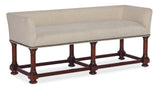 Charleston Bed Bench - Dark Brown / Beige by Hooker Furniture - View 1