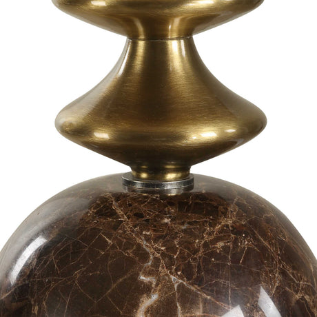 Percy Marble Buffet Lamp Brass / Brown - Dark Brown / Gold by Uttermost - View 6