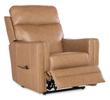 Thyme Power Recliner With Power Headrest, Lumbar, And Lift - Light Brown by Hooker Furniture - View 7