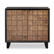 Muestra Wood Grain 2 Door Cabinet Black / Woodtone - Dark Brown / Black by Uttermost - View 1