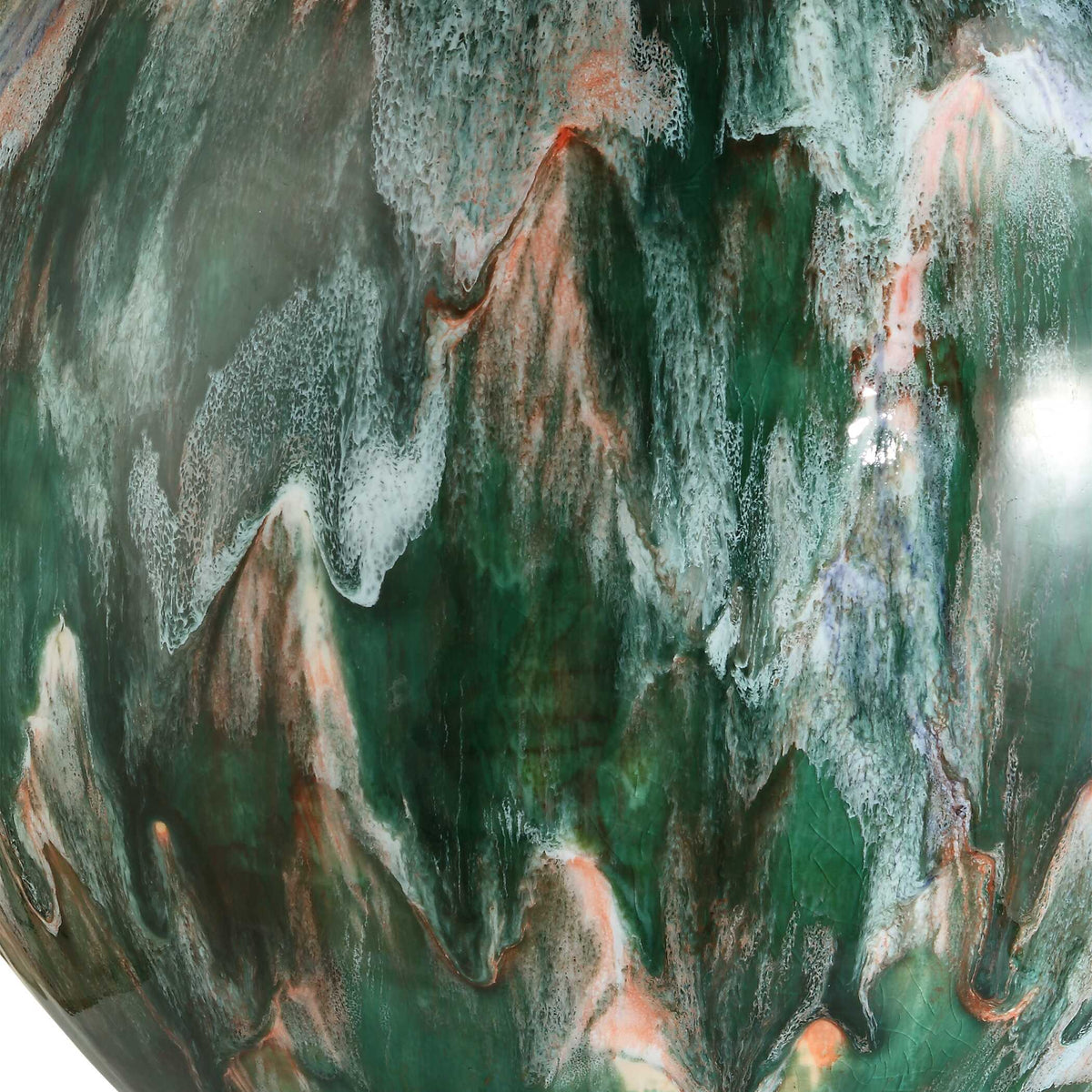 Mihaela Drip Glaze Table Lamp - Blue / Green by Uttermost - View 5