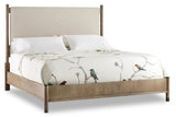 Affinity California King Upholstered Bed - Beige / Dark Gray by Hooker Furniture - View 1
