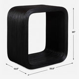 Compton Rattan Side Table - Black by Uttermost - View 8