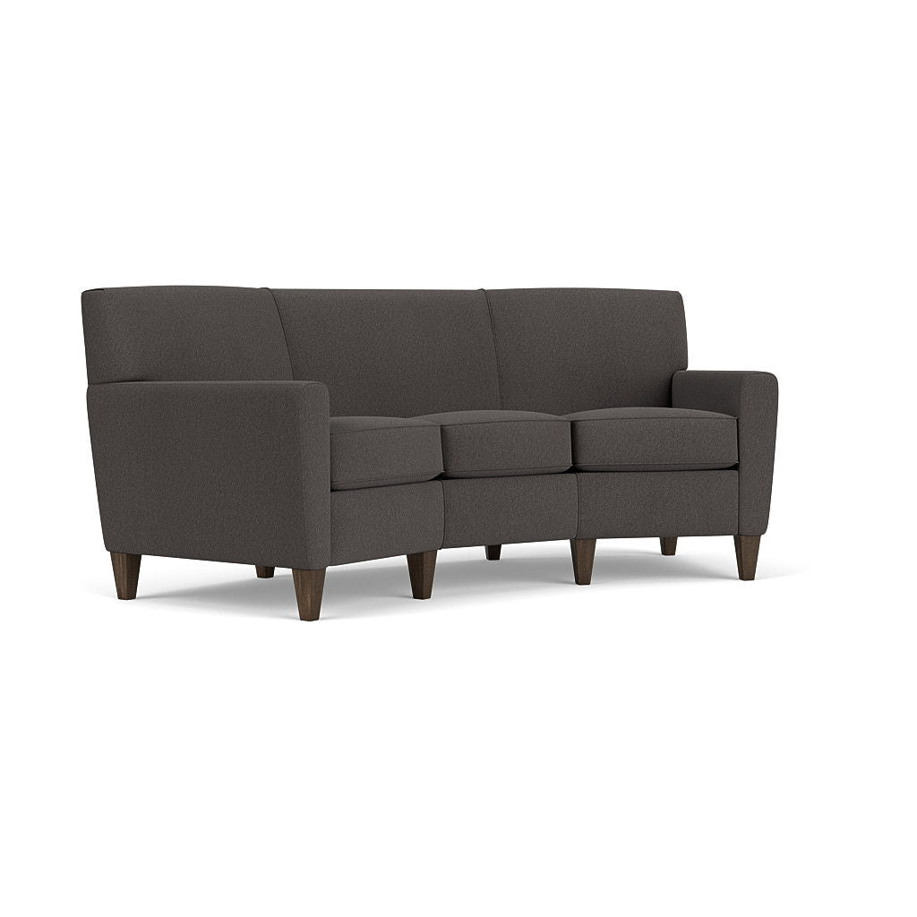 Digby Leather Conversation Sofa | Flexsteel