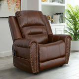 Oscar Power Lift Recliner With Right-Hand Control & Power Headrest - Grizzly | Flexsteel