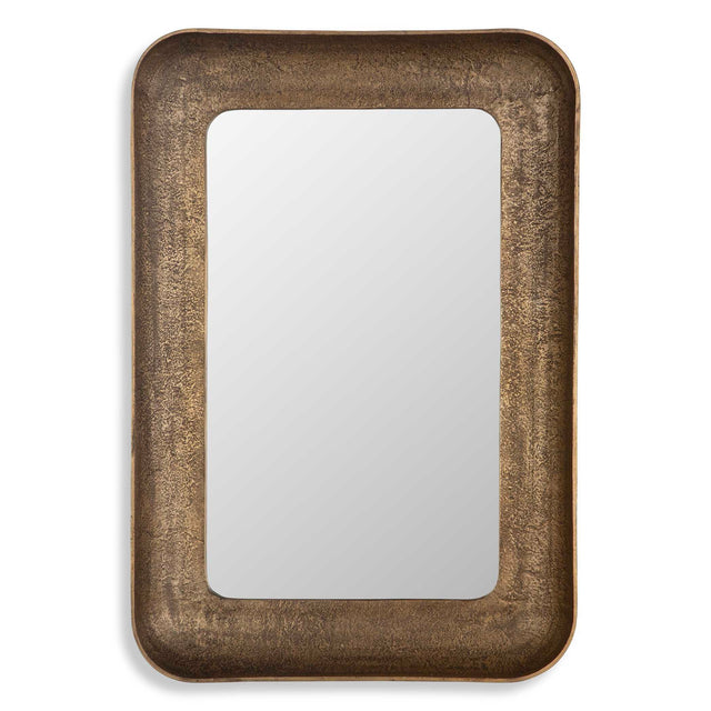 Alvaro Antique Brass Mirror - Bronze by Uttermost - View 1
