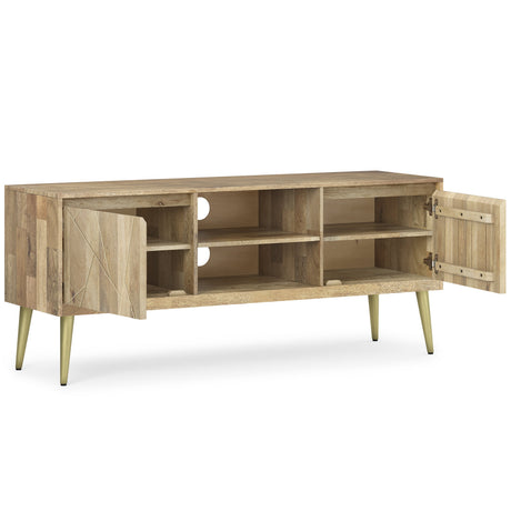 Jager - TV Media Stand - Natural - sold by Home Elegance USA