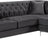 Damian - 2 Piece Reversible Sectional - 608Grey - Sectional - Home Elegance USA - 2