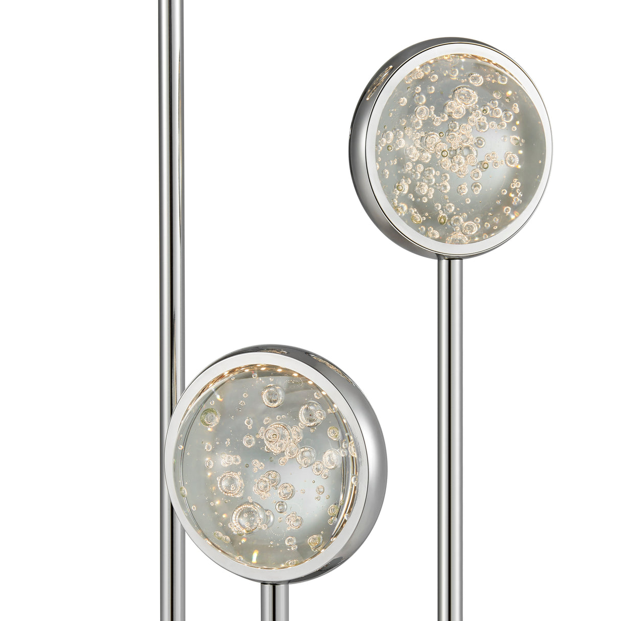 Bubbling Glow Table Lamp // Chrome  | Finesse - Home Elegance USA