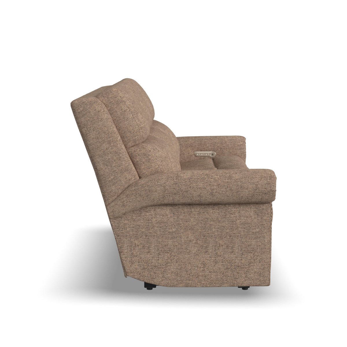 Bernard Power Reclining Sofa With Console, Power Headrest, & Lumbar | Flexsteel