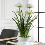 Purity Agapanthus Centerpiece - Green by Uttermost - View 2