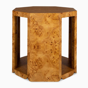 Indus Side Table Burl - Light Brown by Uttermost - View 1
