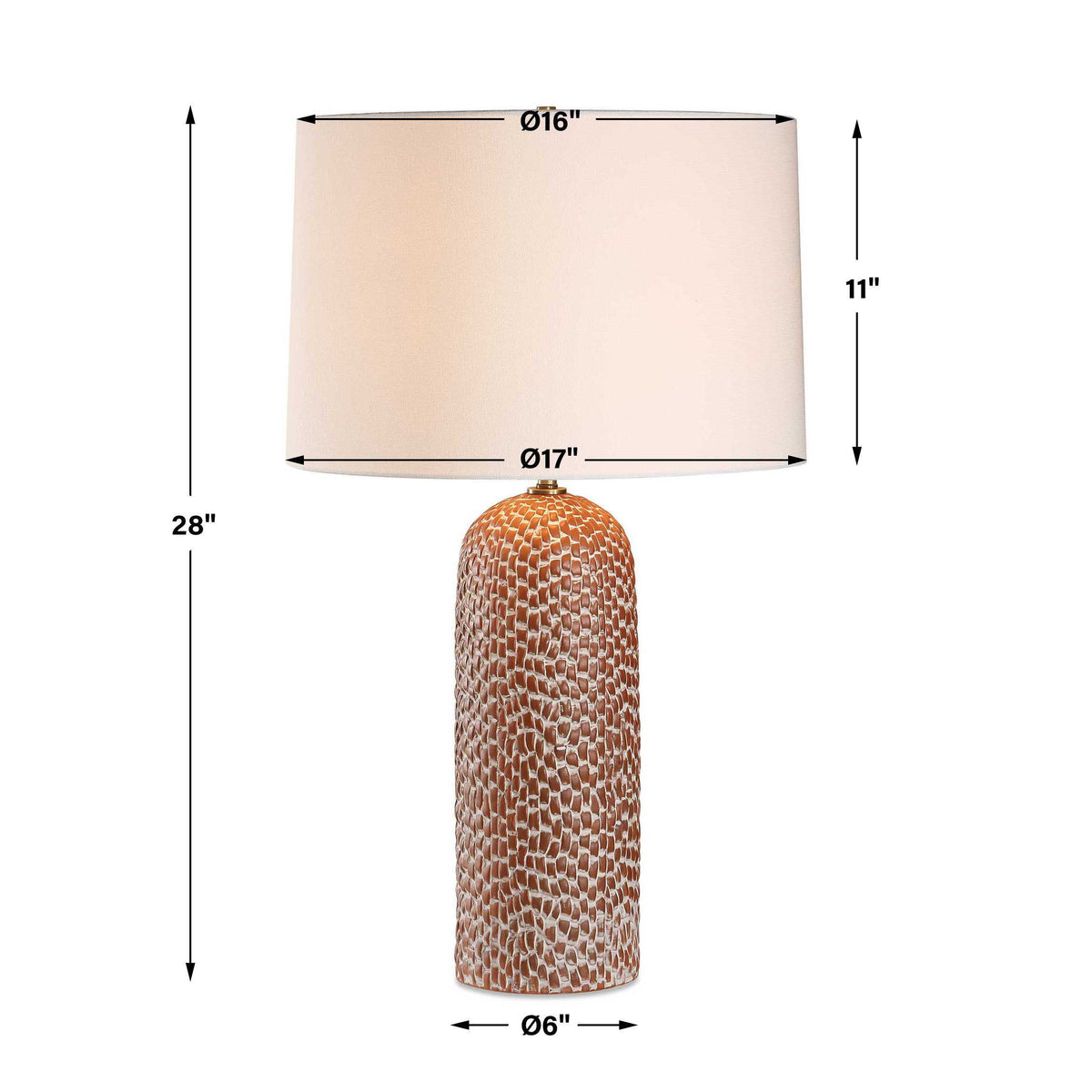 Maclura Brown Table Lamp - Light Brown by Uttermost - View 6