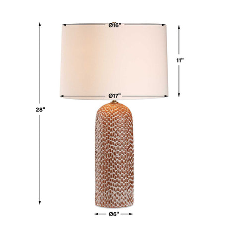 Maclura Brown Table Lamp - Light Brown by Uttermost - View 6
