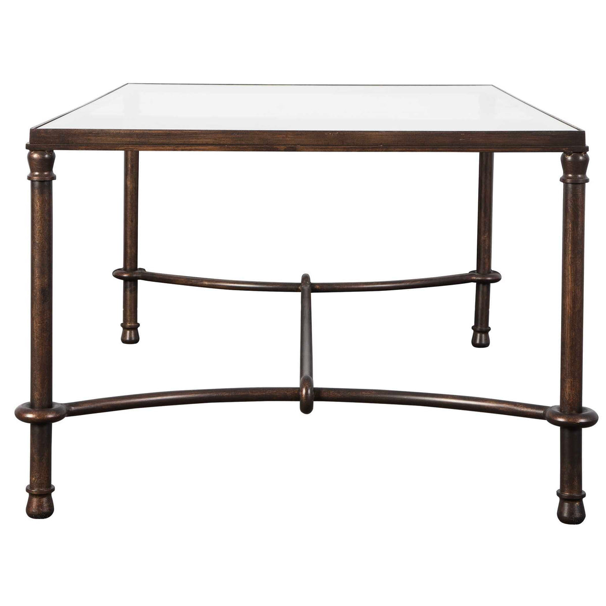 Warring Iron Coffee Table - Dark Brown by Uttermost - View 4