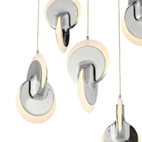 Deuterium Round Chandelier // Chrome  | Finesse - Home Elegance USA