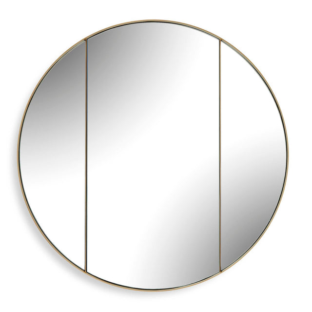 Amram Round Mirror - Gold by Uttermost - View 1