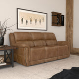 Beau Power Reclining Sofa With Power Headrests - Silt | Flexsteel