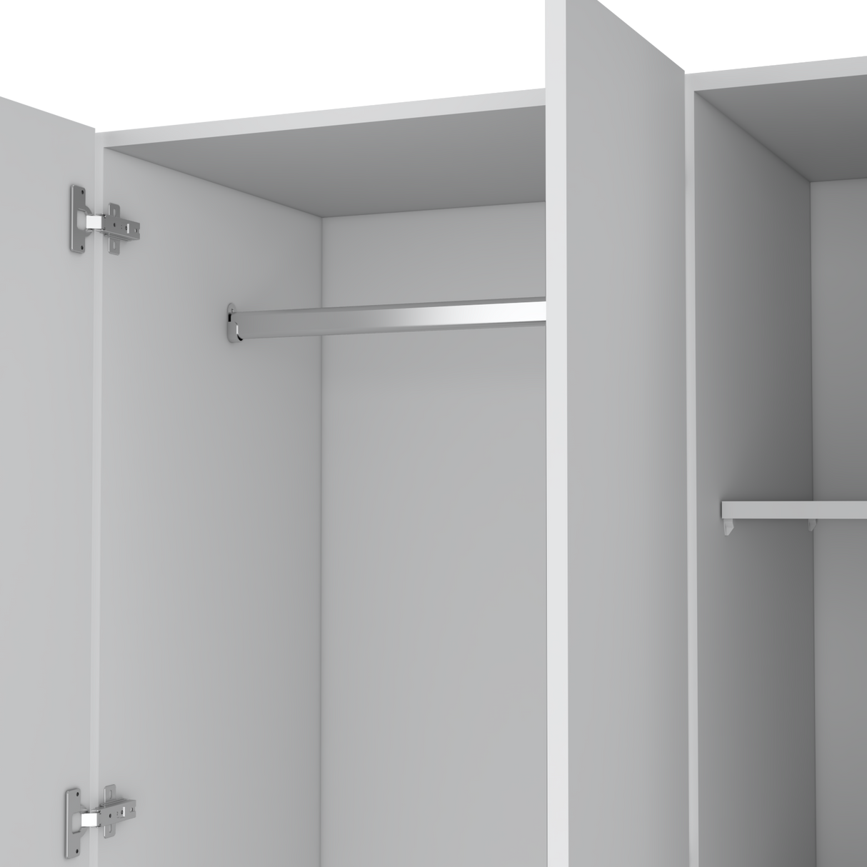 Armoire Haddam, Bedroom, White - sold by Home Elegance USA