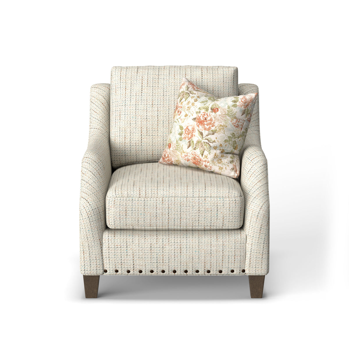 Gianna Fabric Chair With Nailhead Trim | Flexsteel