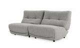 Divani Casa Basil - Modern Grey Fabric Large Electric Recliner Chair - Home Elegance USA