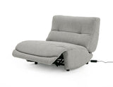 Divani Casa Basil - Modern Grey Fabric Large Electric Recliner Chair | Home Elegance USA