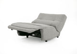 Divani Casa Basil - Modern Grey Fabric Large Electric Recliner Chair - Home Elegance USA
