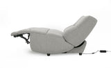 Divani Casa Basil - Modern Grey Fabric Large Electric Recliner Chair - Home Elegance USA