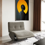 Divani Casa Basil - Modern Grey Fabric Large Electric Recliner Chair - Home Elegance USA