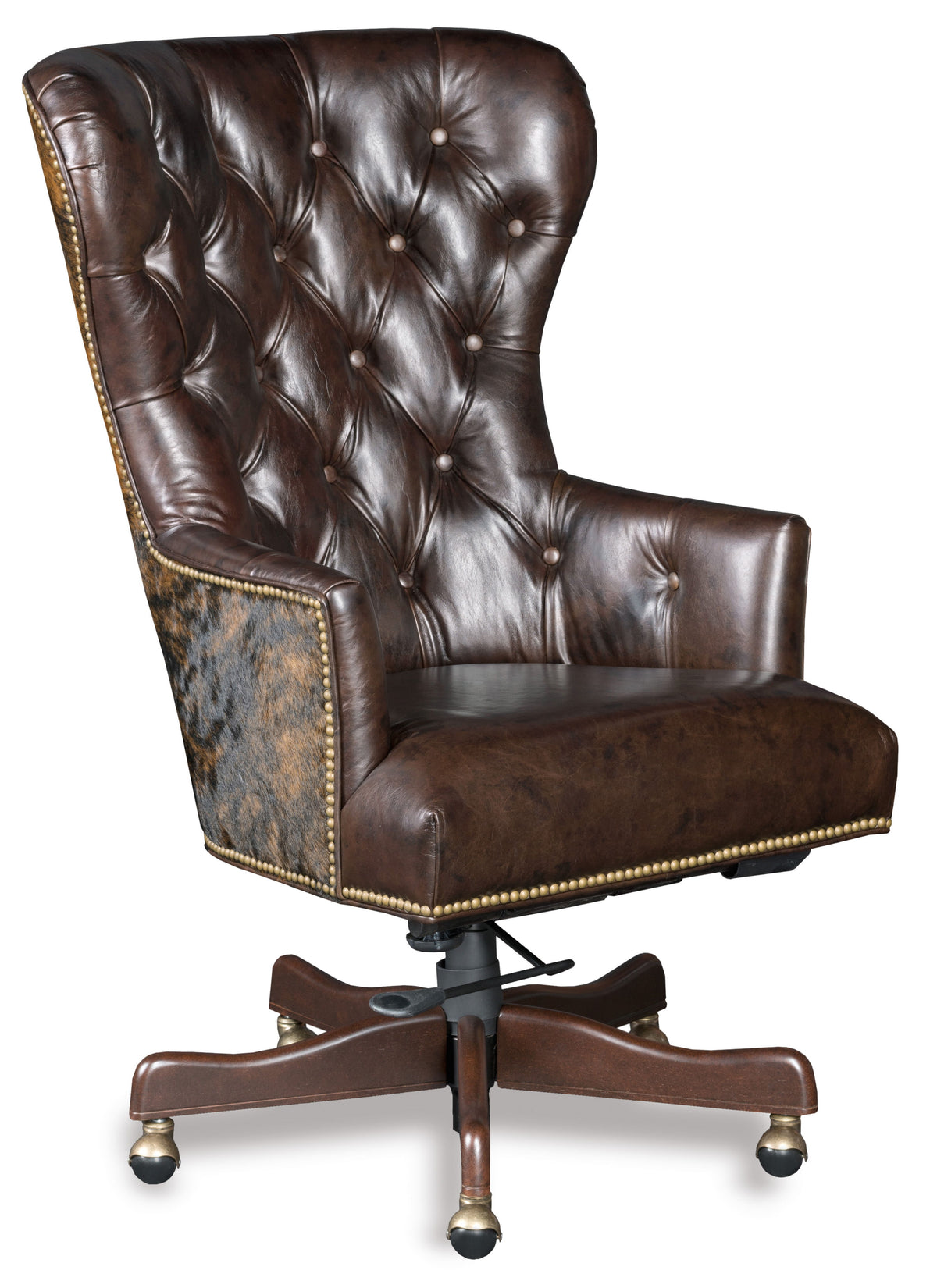 Katherine Home Office Chair - Dark Brown by Hooker Furniture - View 1