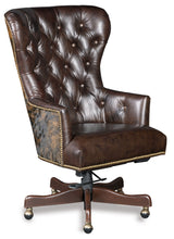 Katherine Home Office Chair - Dark Brown by Hooker Furniture - View 1