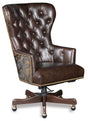 Katherine Home Office Chair - Dark Brown by Hooker Furniture - View 1